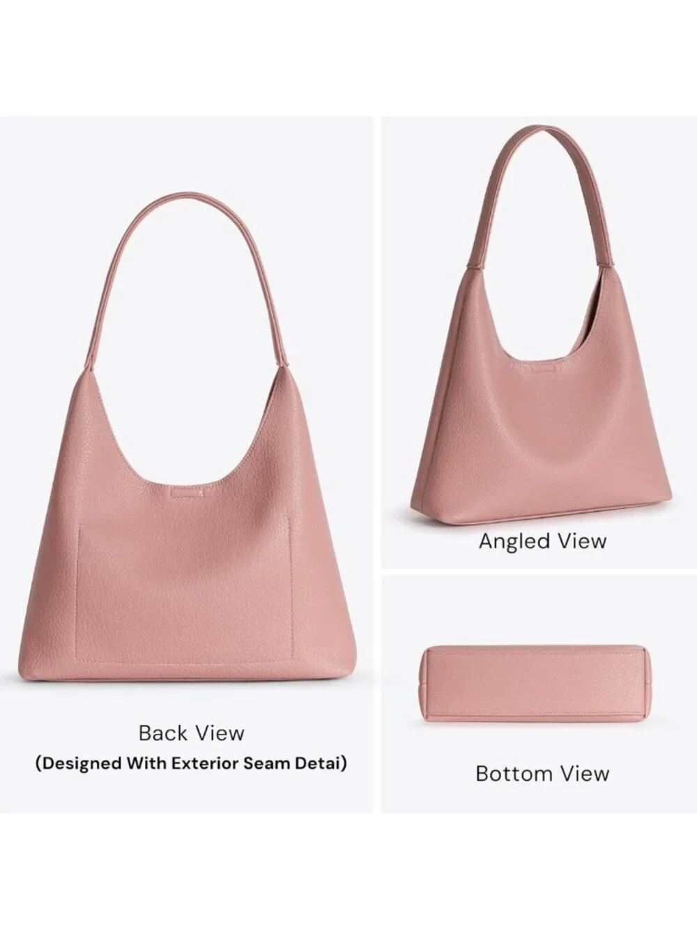 Trendy Slouchy Hobo Bag for Women | Small Everyday Purse | Chic Shoulder Bag